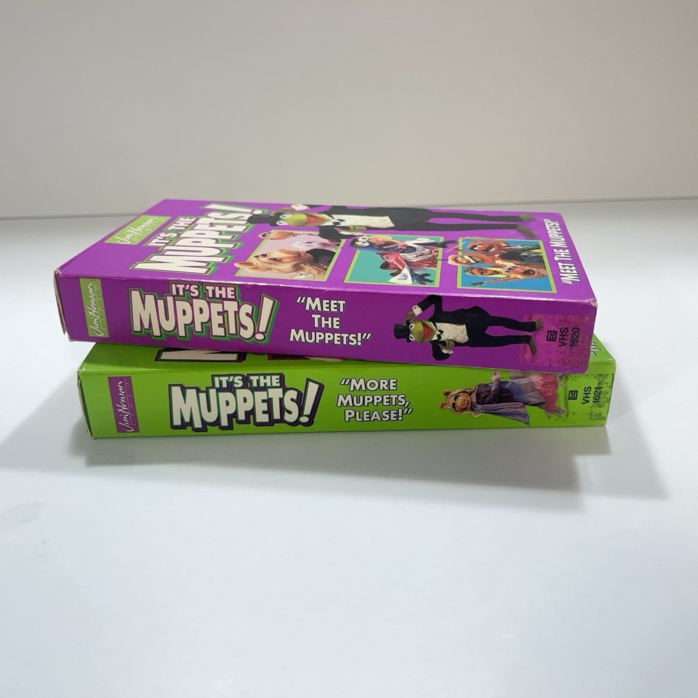 Vintage 1993 Jim Henson VHS It's The Muppets Meet, More Muppets Please Tested - Picture 8 of 8